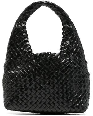 Manebí Geweven Clutch - Zwart