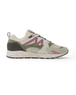 Karhu Baskets Fusion 2.0 À Empiècements - White