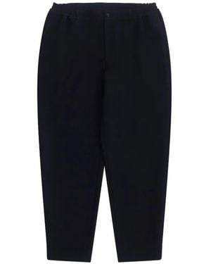 Comme des Garçons Elastic-Waist Trousers - Blue