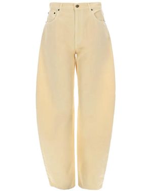 Haikure Bibi Barrel-Leg Jeans - White
