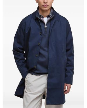 Barbour Rokig Buttoned Coat - Blue