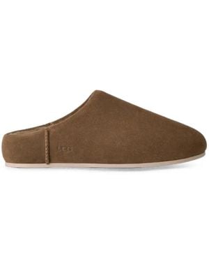 UGG Elea Suede Slip-On Sandals - Brown