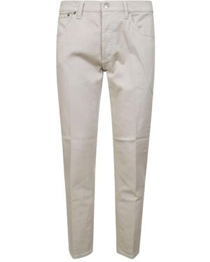 Dondup Pantalones chinos Brighton de algodón - Gris