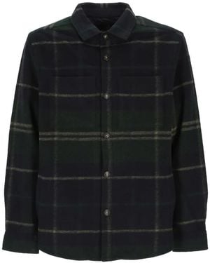 Barbour Woodlane Tartan Check Shirt Jacket - Black