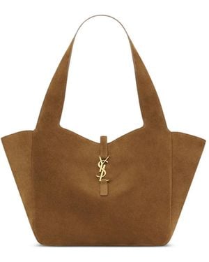 Saint Laurent Le 5 À 7 Small Bea Bag - Brown