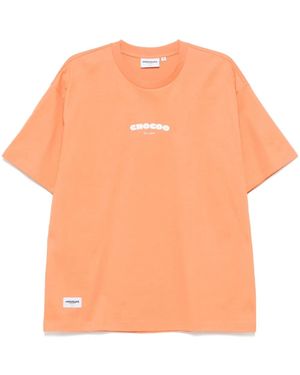 Chocoolate T-Shirt À Logo Imprimé - Orange