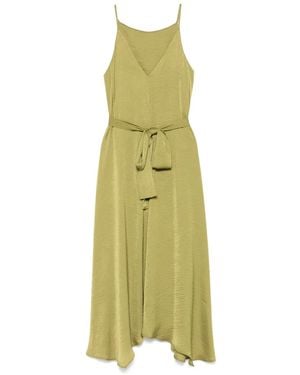 MOUTAKI Satin Midi Dress - グリーン