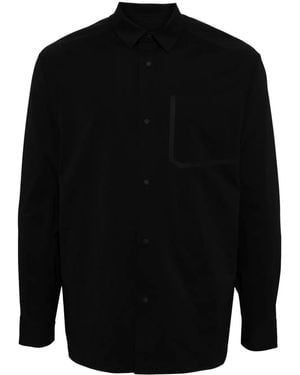 White Mountaineering Plain Long-Sleeve Shirt - Black