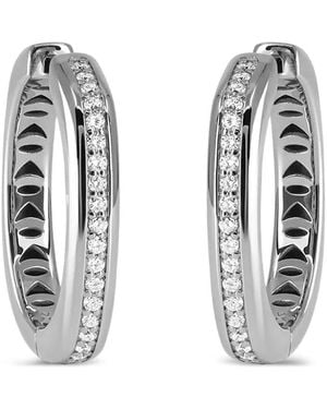 FULLORD 18K Diamond Belt Earrings - White