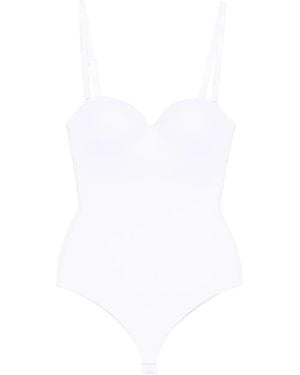 Wolford Mat De Luxe Forming Bodysuit - White