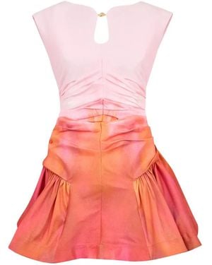 Acler Bromton V-Neck Dress - Pink