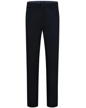 DIGEL Button-Fastening Straight-Leg Trousers - Blue
