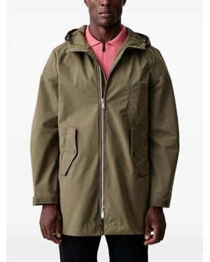 Benetton Hooded Zip-Up Jacket - Green