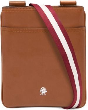 Bally Ray Leather Crossbody Bag - Brown