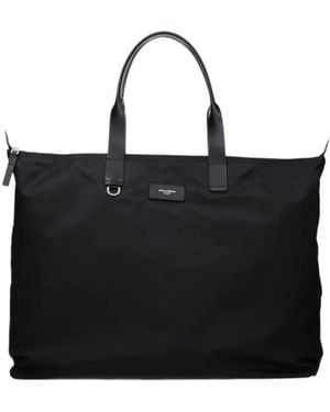 Dolce & Gabbana Logo-Plaque Tote Bag - Black