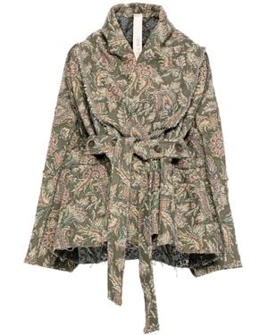 Forme D'expression Jacke Aus Baumwolle - Grün