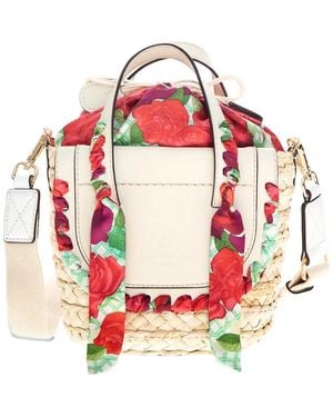 CUBA LAB Habanera Silk Tote Bag - Red