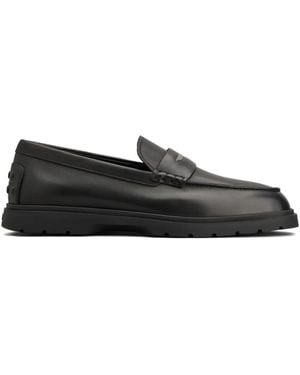 Tod's Leather Loafers - Black