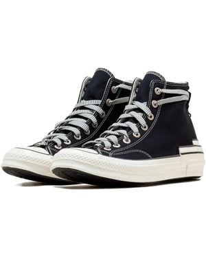 Converse Chuck 70 Lace-Up Canvas Trainers - Black
