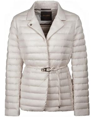 Moorer Lanzada Belted Jacket - Grey