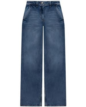 Magda Butrym Belt Loops Jeans - Blue