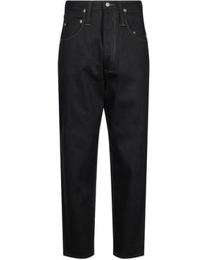 Junya Watanabe Contrast-Stitch Jeans - Black