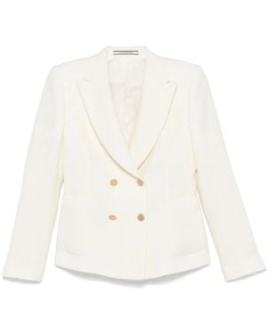Tagliatore Double-Breasted Blazer - White