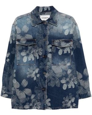 Iceberg Floral Jacket - Blue