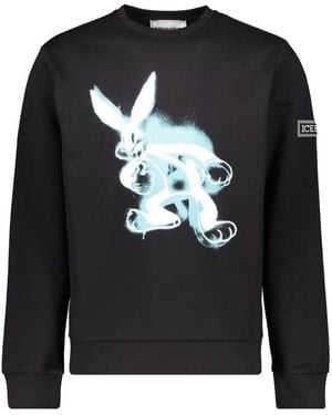 Iceberg X Looney Tunes Sweatshirt Mit Bugs Bunny-Print - Schwarz