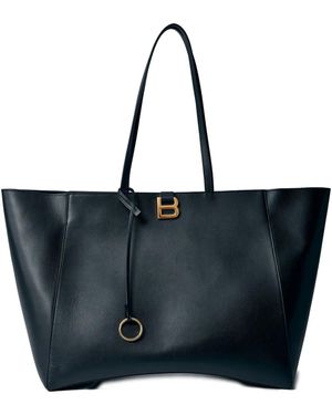 Balenciaga レザーショルダーバッグ - ブラック