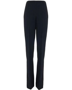 Ferragamo Straight-Leg Pleated Trousers - Blue