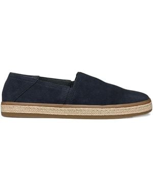 Geox Suede Slip-On Espadrilles - Blue