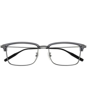 Montblanc Gafas Con Montura Rectangular - Metálico