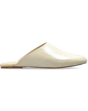 A.P.C. Leather Mules - White