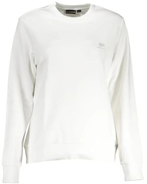 Napapijri Logo-Print Jersey Sweater - White