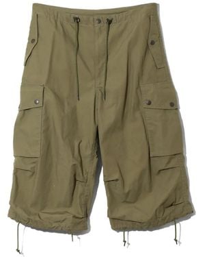 Needles Cotton Ripstop Cargo Shorts - Green