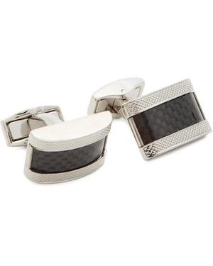 Tateossian D-Shape Cufflinks - Metallic