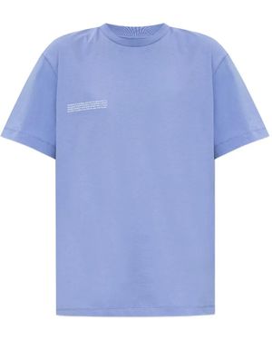 PANGAIA Logo-Print T-Shirt - Blue