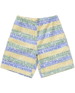Supreme Cities Jacquard-Shorts - Blau