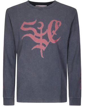 Stockholm Surfboard Club House Graphic-Print T-Shirt - Blue