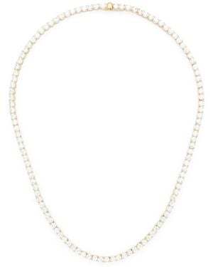 Swarovski Matrix Tennis Halskette - Weiß
