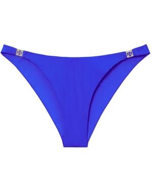Tory Burch Solide Bikini-Hose - Blau