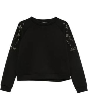Weekend by Maxmara Verfraaide Sweater - Zwart
