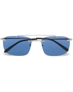Eytys Gafas De Sol Cuadradas Con Montura Al Aire - Azul