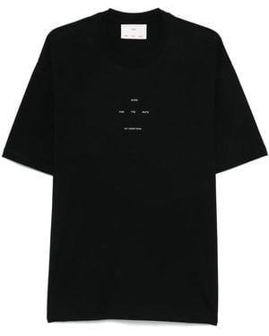 Song For The Mute T-Shirt mit Logo-Print - Schwarz