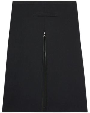 Courreges ジップディテール スカート - ブラック