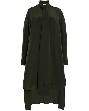 Michael Kors Shirt Midi Dress - Black