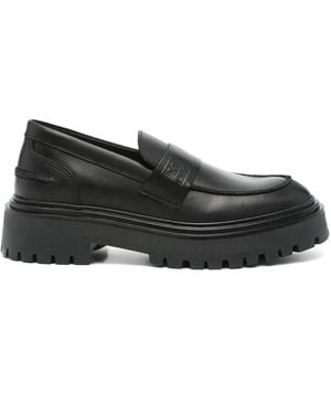 Marc O' Polo 40Mm Leather Loafers - Black