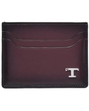 Tod's カードケース - パープル