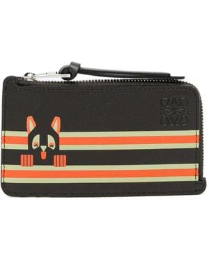 Loewe X Louis Wain Futurist Cat Cardholder - ブラック